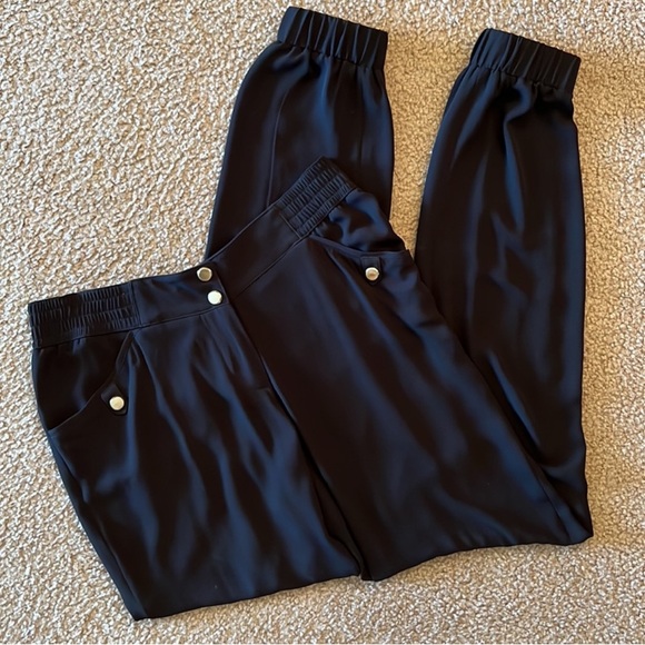 Cache Black Parachute Pants - Picture 1 of 9